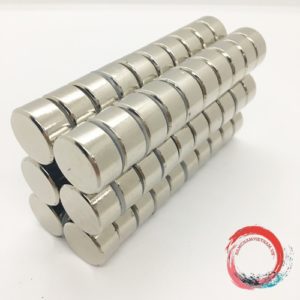 Nam châm viên tròn kích thước 20x13mm mạ nikel