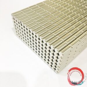 Nam châm viên tròn kích thước 5x12mm mạ nikel