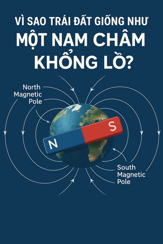 trái đất như nam châm khổng lồ